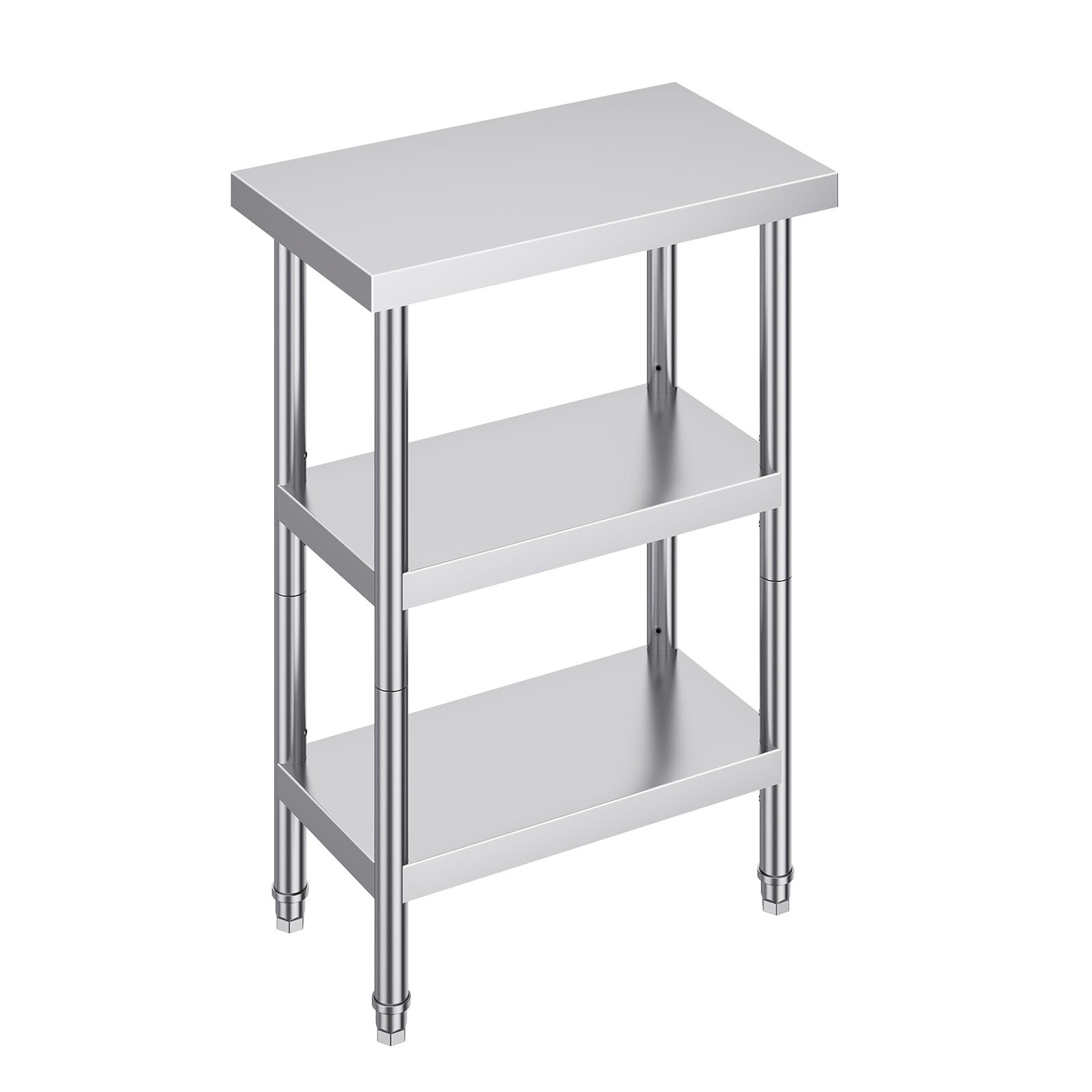Stainless Steel Prep Table Commercial Kitchen Work Bench Metal_voghion.com